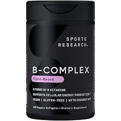 Sports Research Vitamin B-Complex - 120 Softgels