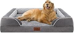 Waterproof Orthopedic Foam Dog Bed with Bolster