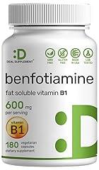 Benfotiamine 600mg Vitamin B1 Supplement