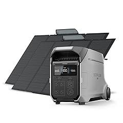 EF ECOFLOW DELTA Pro 3 Solar Generator 4000Wh with 2X400W Portable Solar Panels
