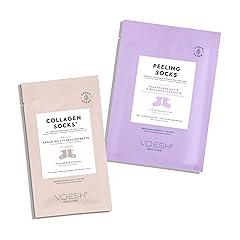 VOESH Collagen & Peeling Socks Duo