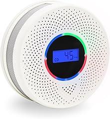 Wireless Smoke and Carbon Monoxide Detector with Display