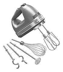 KitchenAid 9-Speed Hand Mixer Contour Silver