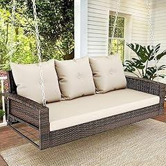 YITAHOME Wicker Porch Swing Chair
