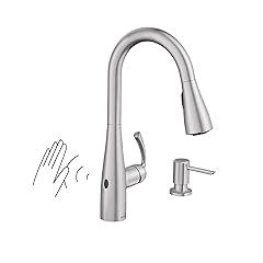 Moen Essie Touchless Kitchen Faucet with Soap Dispenser