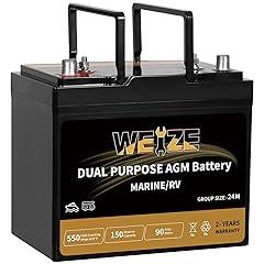 Weize AGM Battery Group 24M, 12V 90AH