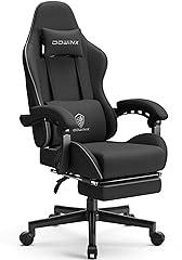 Dowinx Gaming Chair Fabric with Footrest