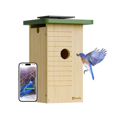 bird house with camera