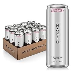Naked Sparkling Energy Drink - Strawberry Lemonade