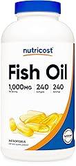 Nutricost Fish Oil Omega 3 Softgels 1000mg