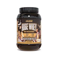 Huge Supplements Whey Protein Concentrate Powder Chocolate Peanut Butter 2 lb