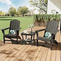GarveeLife Adirondack Chair Set for Outdoor Use