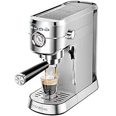 CASABREWS 20 Bar Espresso Machine Silver