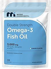 Omega 3 Fish Oil Softgels 3,000mg