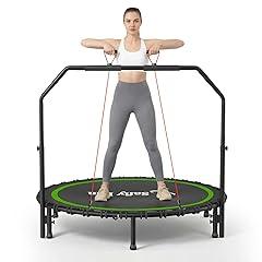 Safly Fun Foldable Mini Trampoline with Handle