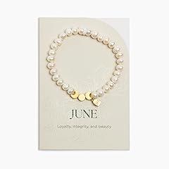 Freshly Picked June Birthstone Pearl Bracelet