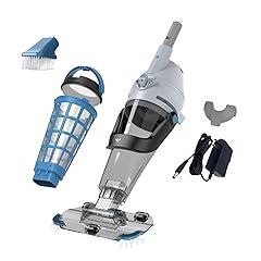 KOKIDO 2025 Rechargeable Pool Vacuum, 4X Suction Power, 3X Oversized Stainless Steel Filter, 15GPM Flow Rate, Run 90mins, 2 Vac Heads, Fast Cleaning, Inground & Above Ground Pools, XTROVAC 510