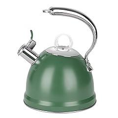 Harriet Green Tea Kettle, 2.5 Quart Stainless Steel