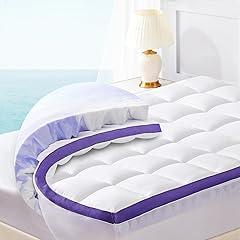 ChiXpace Dual Layer Memory Foam Mattress Topper