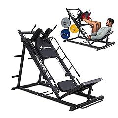 RUNFREELY Steel Leg Press Hack Squat Machine