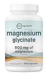 Micro Ingredients Magnesium Glycinate 500mg 240ct