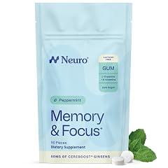 Neuro Memory & Focus Gum - Peppermint