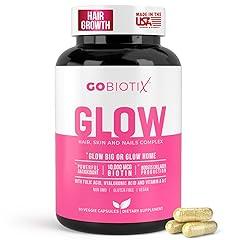 Glow Vitamins Hair Skin and Nails Multivitamin Supplement
