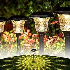 Gigalumi Solar Pathway Lights, 8-Pack