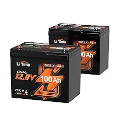 Litime 12V 100Ah Bluetooth LiFePO4 Battery Pack