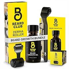 The Beard Club Derma Roller & Beard Growth Oil