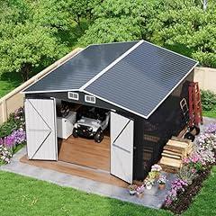 GarveeLife 12' x 10' Outdoor Storage Shed