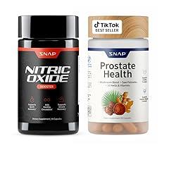 Snap Supplements Prostate and Nitric Oxide Support Bundle