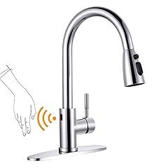 WOWOW Touchless Stainless Steel Kitchen Faucet