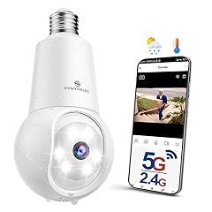 SYMYNELEC 2K Dual-Band Light Bulb Security Camera