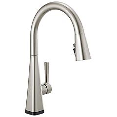 Delta Faucet Lenta Touch2O Kitchen Faucet Brushed Nickel