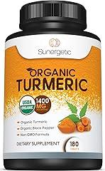 Sunergetic Organic Turmeric & Black Pepper Supplement