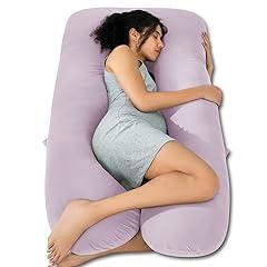 QUEEN ROSE Cooling Pregnancy Pillow, U Shaped Maternity Pillow