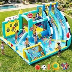 FINCOME Bounce House Double Slides