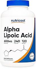 Nutricost Alpha Lipoic Acid 600mg, 240 Count