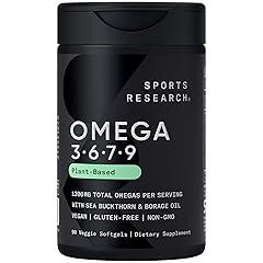 Sports Research Vegan Omega 3-6-7-9 Softgels