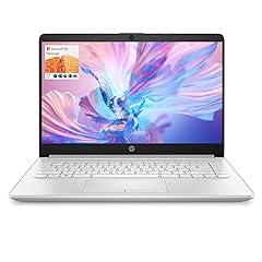 HP 14" HD Display Laptop, Intel Quad-Core N4120, 16GB RAM, 64GB eMMC, Windows 11 Home