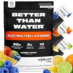 Hyburst Electrolyte & Vitamin Drink Mix, Citrus Variety