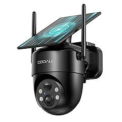COOAU Wireless Solar Security Camera 2K 360°