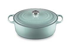 Le Creuset Sea Salt Oval Dutch Oven 8 qt
