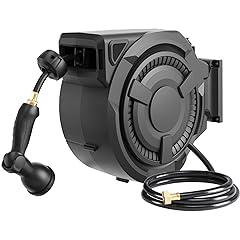 Wikiwiki Retractable 100 ft Garden Hose Reel