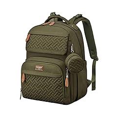 BabbleRoo Diaper Bag Backpack, Army Green