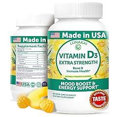 Lunakai Vitamin D3 Gummies 2000 IU