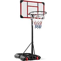 Kids Height-Adjustable Basketball Hoop System