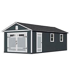 Handy Home Products Manhattan 12x24 Wooden Garage Shed