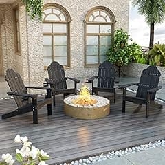 LUE BONA Adirondack Chairs Set of 4